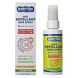 Babyton Läuseschutz-Haarspray 100 ml – 24h Schutz, Natürliche Inhaltsstoffe, Mit Läusekamm,...
