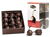 Duva Premium Kirschlikör Dunkle Schokolade, 12 Kirschen umhüllt von belgischer dunkler Schokolade,...