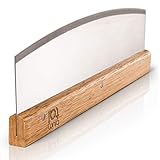 Blumtal Premium Pizzaschneider Wiegemesser – 32cm Edelstahlklinge, 1,2mm Klingenstärke,...