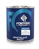 Fonteino Bootslack - Matt Farblos - Bootsfarbe Schiffslack Yachtlack Holzlack Parkettlack...