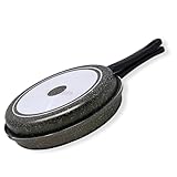 NAMAI - Omelettpfanne 28 cm - Antihaftbeschichtete Omelettpfanne - Spülmaschinenfest - Abnehmbarer...