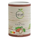 myfruits Bio Kakao Nibs, 450g, Kakaonibs ohne Zusätze, ohne Zucker, Sanft geröstet für einen...