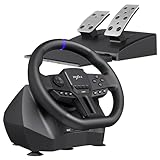 PXN V900 Gen2 Lenkrad mit Pedalen, 270°/900° Racing Wheel mit Vibrations-Feedback,...