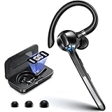 NANSLS Bluetooth Headset,Headset mit mikrofon Bluetooth 6.5 Tage Standby-Zeit,30 Std Sprechzeit mit...