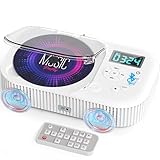 Greadio CD Player Tragbar mit Bluetooth 5.3, 2000mAh Wiederaufladbarer CD Spieler mit UKW Radio,...