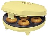 Bestron Donut Maker im Retro Design, Mini-Donut Maker für 7 kleine Donuts, inkl. Backampel &...