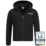 Kirkjubøur® Hestur Herren SOFTSHELLjacke 10.000 mm Wassersäule, mit Kapuze und Fleecefutter,...