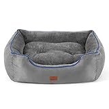 Bedsure Hundebett kleine Hunde Hundekorb - 63x53x20cm Hundekörbchen waschbar für große Katzen...