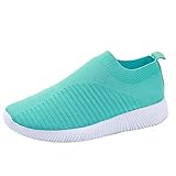 Sneaker Damen Leicht Mesh, Laufschuhe Damen Flache Sohle Sportschuhe Atmungsaktiv Freizeitschuhe...