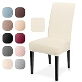 Stuhlhussen 6er Set Universal Stretch Stuhlhussen Moderne Jacquard Husse Abnehmbare Stuhlbezug...