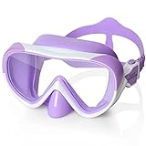 Kinder Taucherbrille, Kinder-Schwimmmaske 180° Anti-Fog-Tauchmaske, Kinder-Schwimmbrille mit...