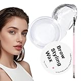 Augenbrauengel – Wasserfestes Stylingwachs Für Geliftete Federleichte Brauen - Klare Seife |...