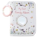 Baby Fotoalbum mit Hakenspiegel für 17 Fotos,Erstes Familienfotoalbum für Neugeborene,Hübsches...
