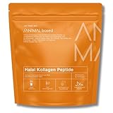 Halal Kollagen Pulver [450g] – hydrolysiertes Kollagen Typ 1 & 3 mit 2000 Dalton –...