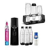 SodaStream Wassersprudler TERRA Promopack mit Quick-Connect CO2-Zylinder | inkl. 3x 1L FUSE...