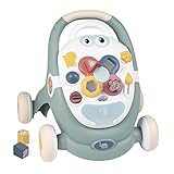 Smoby Toys - Little Smoby Lauflernwagen ab 1 Jahr - 3-in-1-Lauflernhilfe mit Laufwagen,...