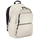 LARKSON Schulrucksack Mädchen & Jungen Teenager Beige - No 3 Advanced - Großer Rucksack Damen &...