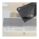 Aoisavch Balkon-Sichtschutztuch, Windschutzzaun-Sichtschutznetz, 90% UV-Schutz,...