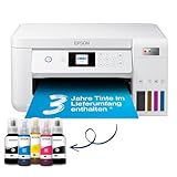 Epson EcoTank ET-2856 A4-Multifunktions-Wi-Fi-Tintentankdrucker, mit einem im Lieferumfang...
