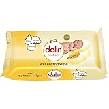 Dalin Feuchttücher für Neugeborene, Baumwolle, sicher zu verwenden mit 100% gereinigtem Wasser und...