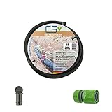 25m CS Perlschlauch Startup mit Schnellschlauchstück und Endstopfen