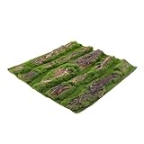 ANDRESLAD Reptilien Aquarium Hintergrund Dekoration Künstliche Baumrinde Terrarium Bark Deko für...