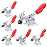 Ledoo 6Pcs Kniehebelspanner Schnellspanner GH-201 Horizontal Toggle Clamp 90 kg /198lbs...