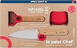 Opinel Le petit Chef - Kinder Kochmesser Set - 3 teilig - Kochmesser - Fingerschutz - Sparschäler -...
