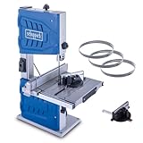 Scheppach HBS261 Bandsäge Set mit 3. Sägeband (2 Geschwindigkeiten, 500W, Durchlasshöhe 120mm,...