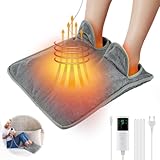 Lotvic Fußwärmer Elektrisch mit 9 Temperaturstufen & 4 Timer, Elektrische Fußheizung...