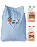 growkingz 50 Liter Growerde Lightmix Growmix mit Canna Terra Flores und Canna Terra Vega Dünger...