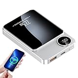 Kabelloses Ladegerät – magnetisches Schnellladen, 20.000 mAh Power-Hub, Ladestation für mehrere...