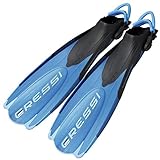 CRESSI Maui Long Fins - Verstellbare Lange Flossen mit EBS System zum Schwimmen und Schnorcheln,...