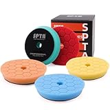 SPTA 150mm Polierpad Hex-Logic Polierschwämme Wachs Schwämme Auto Polierschwamm Polierpad Polieren...