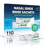 Nasenspülsalz 110 Beutel – 100% Natürliches Meersalz für Nasendusche & Neti-Topf – Gegen...