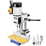 VEVOR Tischstemmmaschine, 550 W, 2800 U/min, Langlochbohrmaschine, Hohlstemmmaschine mit...