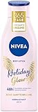 NIVEA Body Lotion Holiday Glow, Körperlotion für 48h Feuchtigkeit und ein natürliches Strahlen...