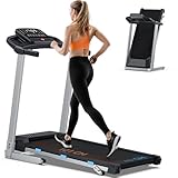 ZENRUN Laufband für Zuhause, 12 km/h Klappbar Laufband mit Steigung, 3,0PS Treadmill für Zuhause...