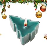 Weihnachtsduftende Kerzen | Dekorative Urlaub duftende Kerzen Baumförmige Kerzen | Kompakte...