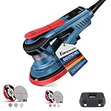 FANZWORK Bürstenloser Exzenterschleifer HG0024,mit 125mm/150mm Schleifteller,5mm Schleifhub,...