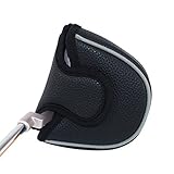 Big Teeth Schlägerhaube für Golfschläger, Putter, magnetisch, für Ping Odyssey, Schwarz