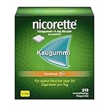 NICORETTE Kaugummi 4mg freshfruit – Nikotinkaugummi zur Raucherentwöhnung – Fruchtgeschmack...