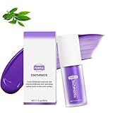 Purple Teeth Whitening Toothpaste, Lila Zahnpasta für Weiße Zähne, Lila Aufhellende Zahnpasta,...