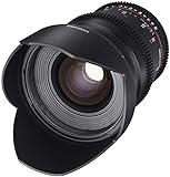 Samyang 24/1,5 Objektiv Video DSLR II Sony E manueller Fokus Videoobjektiv 0,8 Zahnkranz Gear,...