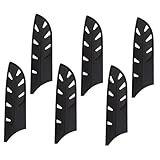 SHINEOFI 6 Stück Küchenmesser Schutzabdeckungen Aus Robustem Kunststoff Klingenschutz...