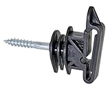 VOSS.farming 25x Breitbandisolator bis 40mm Band und 6mm Seil, Holzgewinde für den Weidezaun