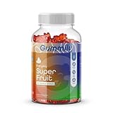 Premium Super Fruit Gummibärchen – Superfruchtmischung 220mg & Bambussilika 22mg – Mit Zink,...