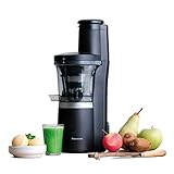 Panasonic Slow Juicer MJ-L700KXE, elektrische Fruchtpresse, Entsaften von ganzen Früchten und...