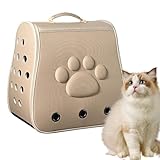 Pet Carrier Katze, Welpen-Transporter – Faltbare -Transportbox, kleine Transportbox für Katzen...