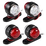 4 Stück Led Begrenzungsleuchten Anhänger, Positionsleuchten Anhänger Mit Gummihalterung,...